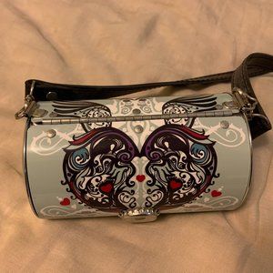 Rare heart design Little Earth license plate purse